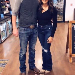 KanCan distresses flare jeans